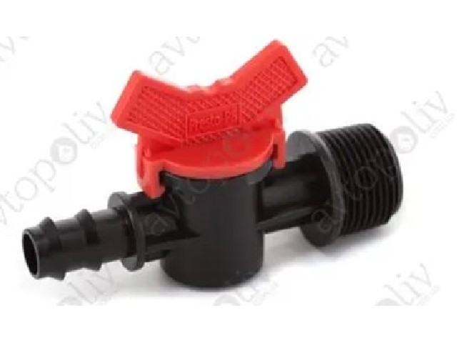 Кран 3/4 нар -16мм